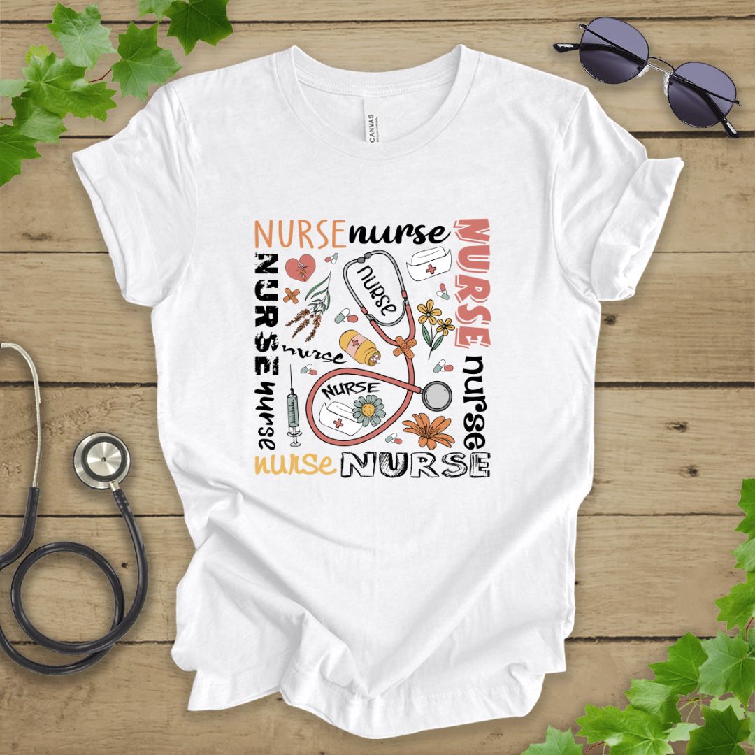 Nurse Stethoscope T-shirt