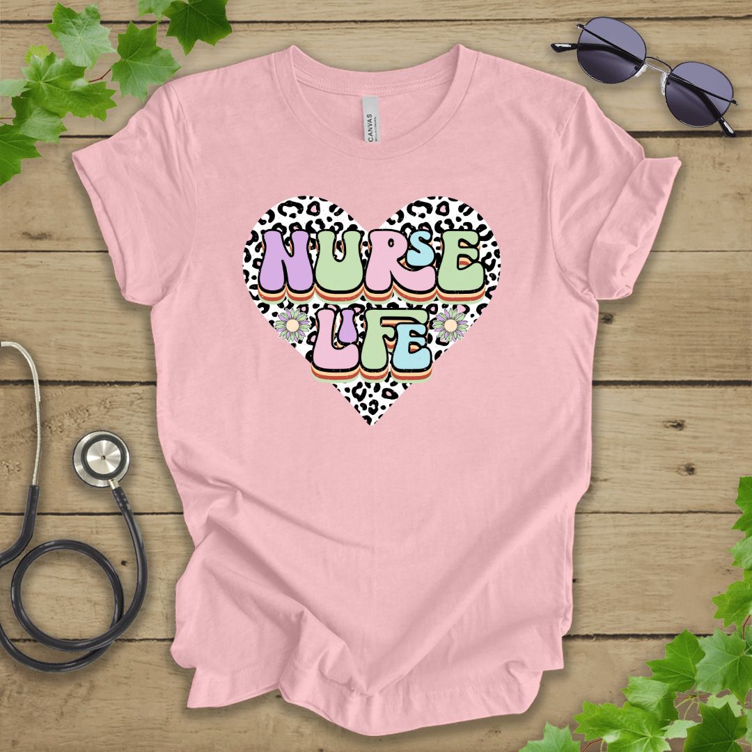 Nurse Life Heart T-shirt