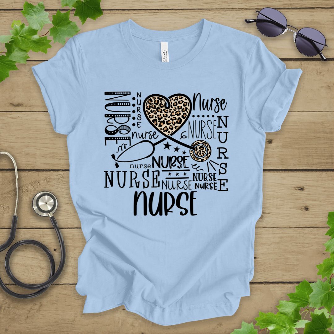 Cheetah Nurse T-shirt