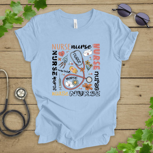 Nurse Stethoscope T-shirt