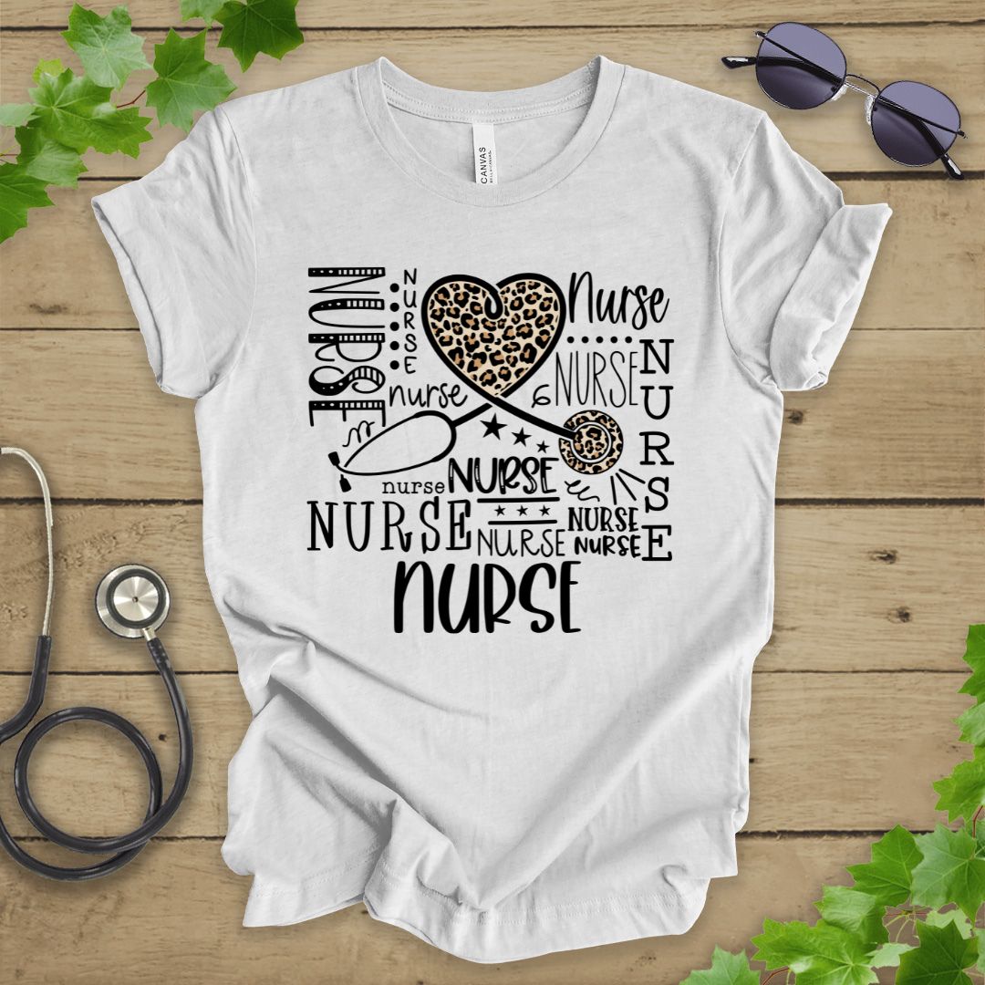 Cheetah Nurse T-shirt
