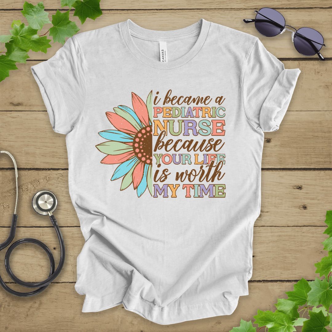 Retro Pediatric Nurse T-shirt
