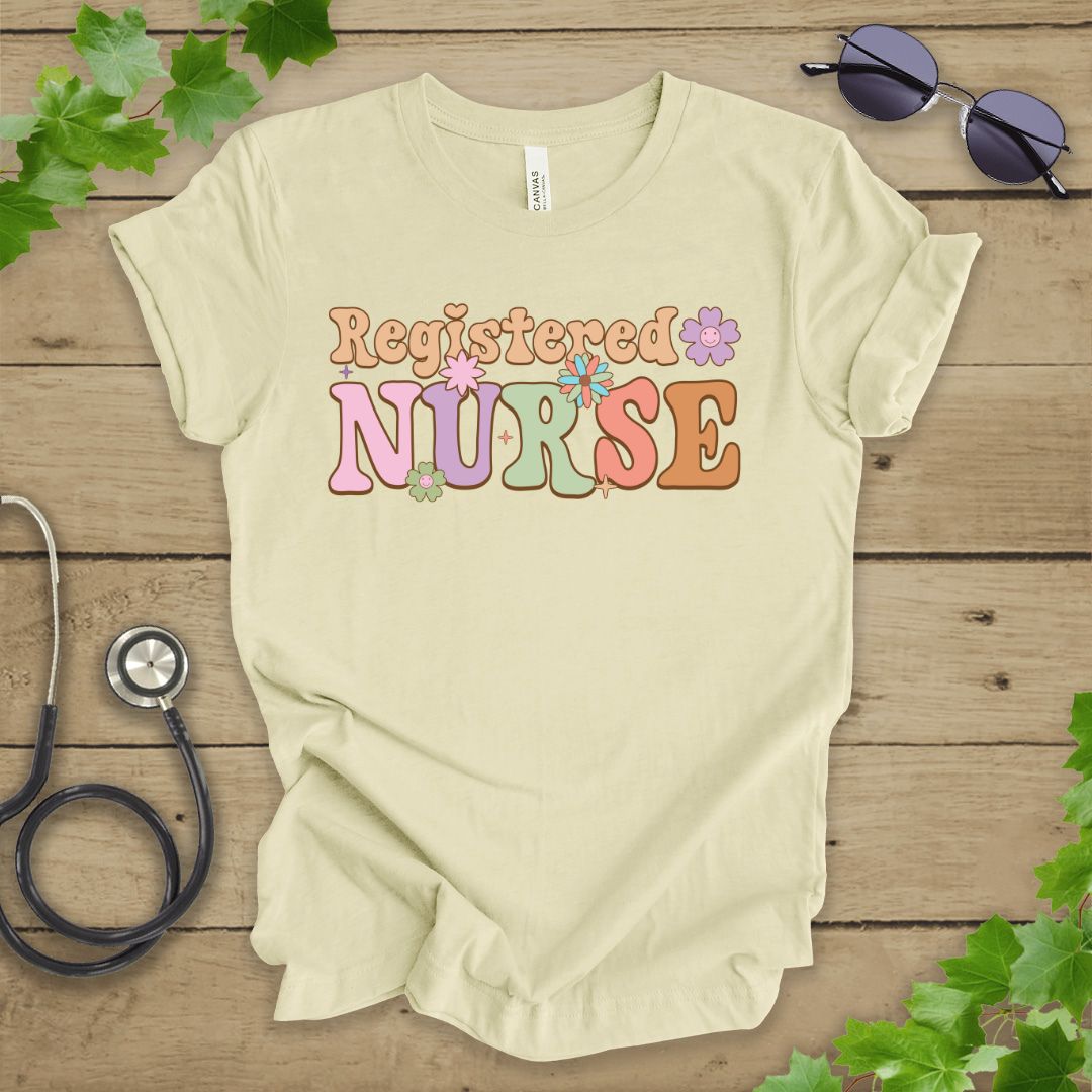Retro Registered Nurse T-shirt
