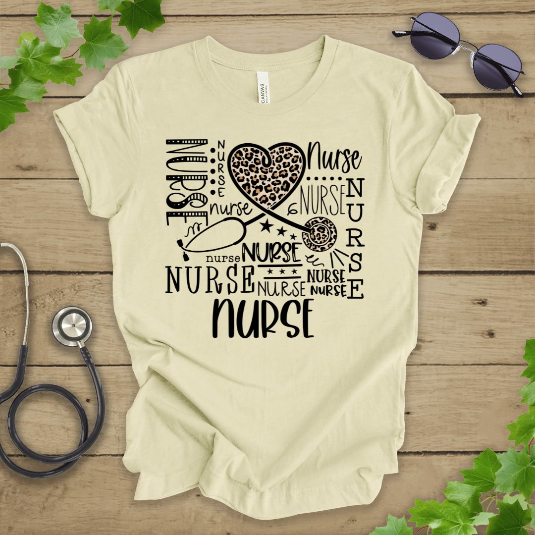 Cheetah Nurse T-shirt