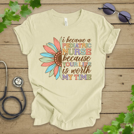 Retro Pediatric Nurse T-shirt