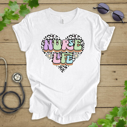 Nurse Life Heart T-shirt