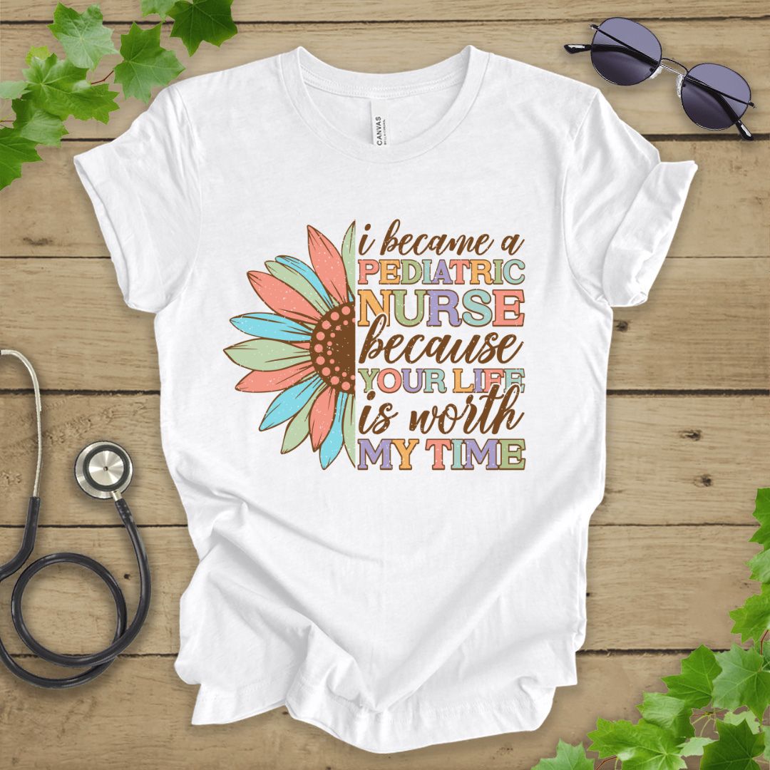 Retro Pediatric Nurse T-shirt