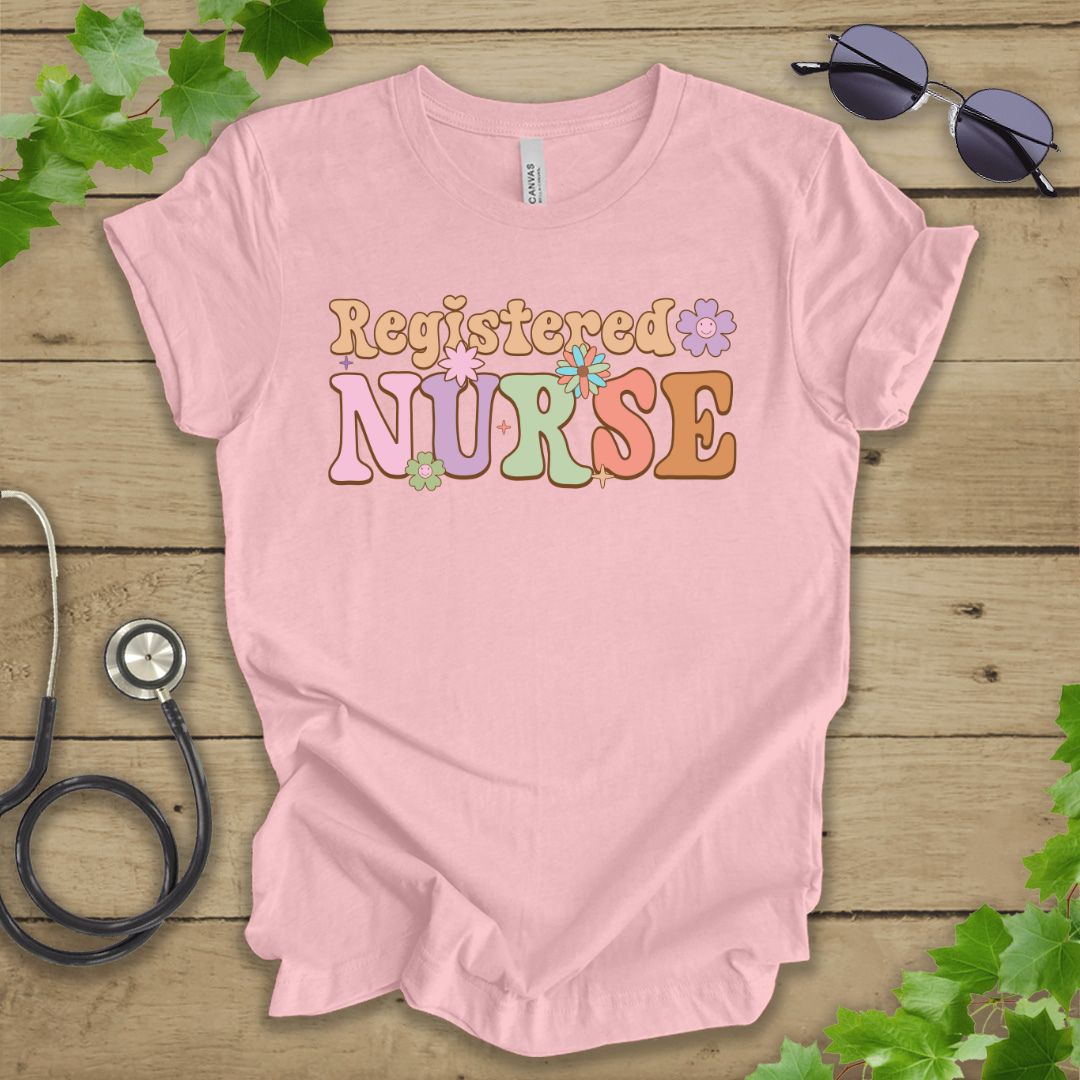 Retro Registered Nurse T-shirt